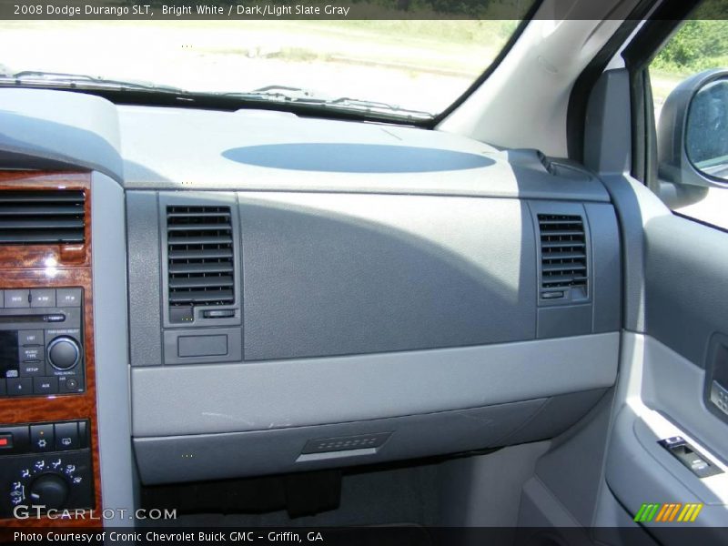 Bright White / Dark/Light Slate Gray 2008 Dodge Durango SLT