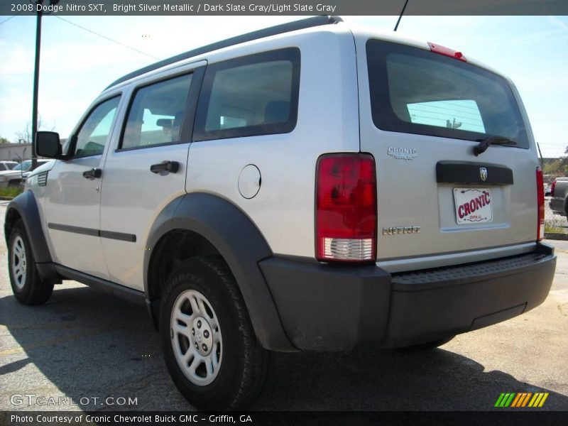 Bright Silver Metallic / Dark Slate Gray/Light Slate Gray 2008 Dodge Nitro SXT