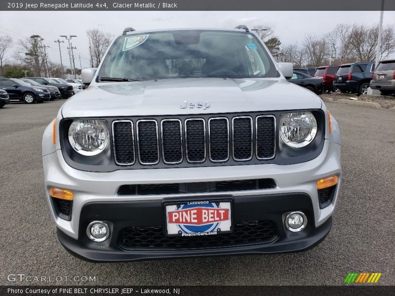 Glacier Metallic / Black 2019 Jeep Renegade Latitude 4x4