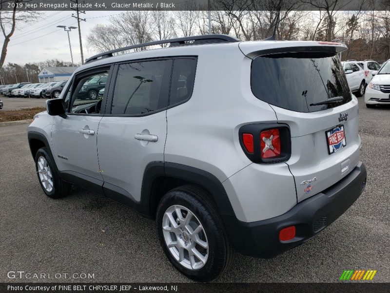 Glacier Metallic / Black 2019 Jeep Renegade Latitude 4x4