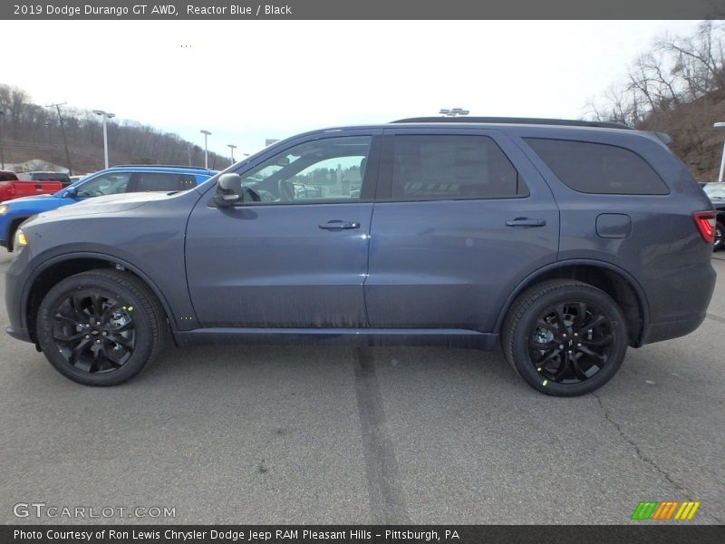 Reactor Blue / Black 2019 Dodge Durango GT AWD