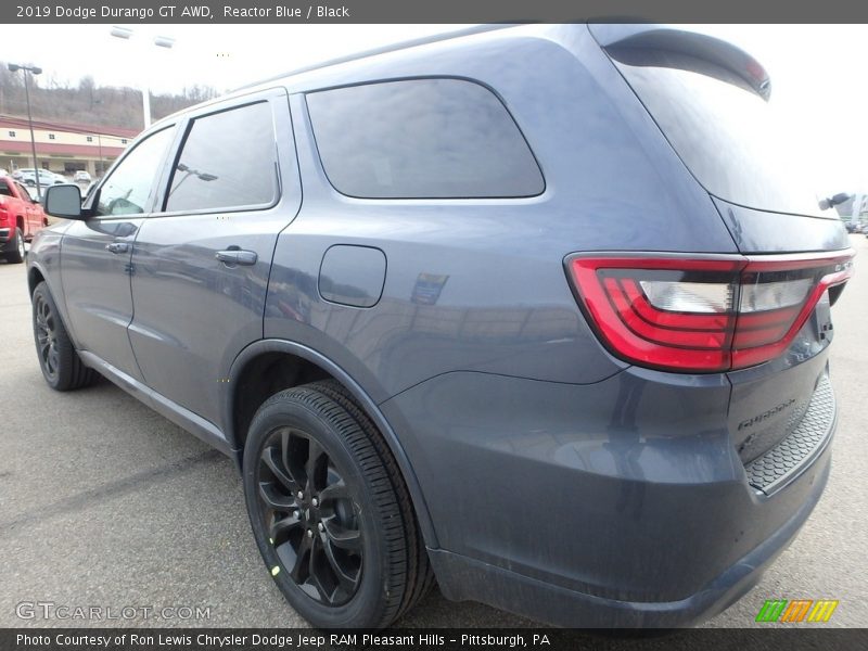 Reactor Blue / Black 2019 Dodge Durango GT AWD