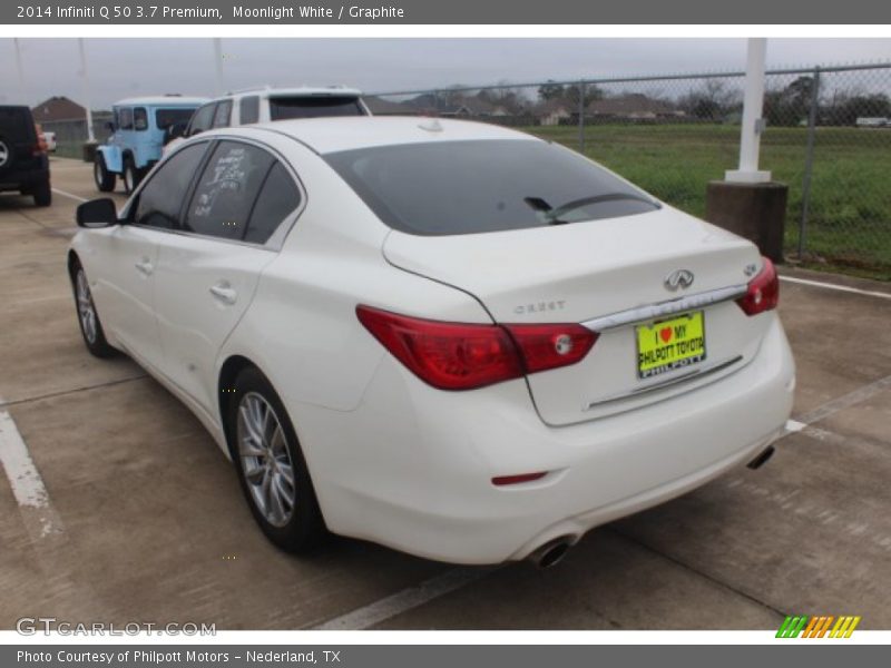 Moonlight White / Graphite 2014 Infiniti Q 50 3.7 Premium