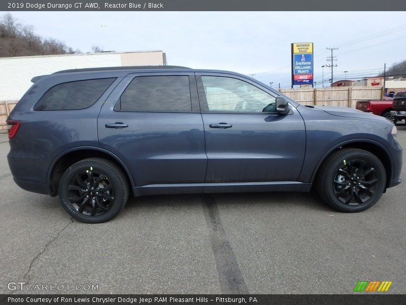 Reactor Blue / Black 2019 Dodge Durango GT AWD