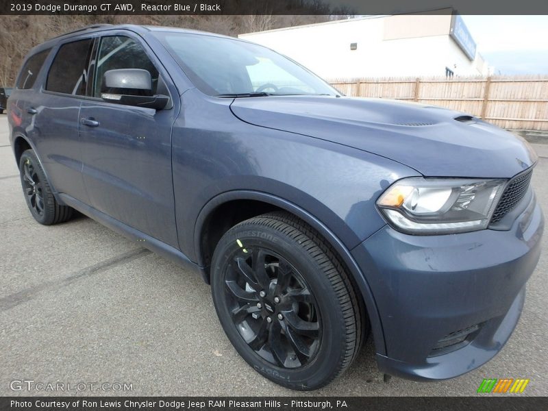 Reactor Blue / Black 2019 Dodge Durango GT AWD