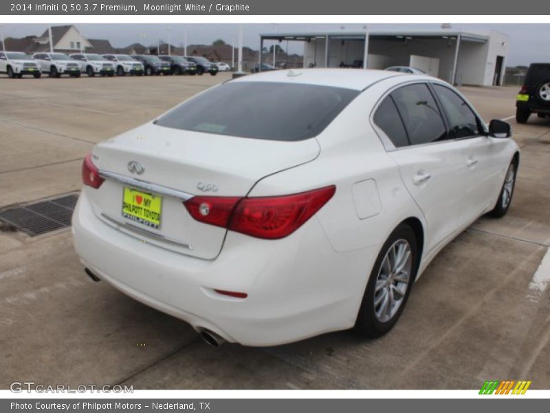 Moonlight White / Graphite 2014 Infiniti Q 50 3.7 Premium