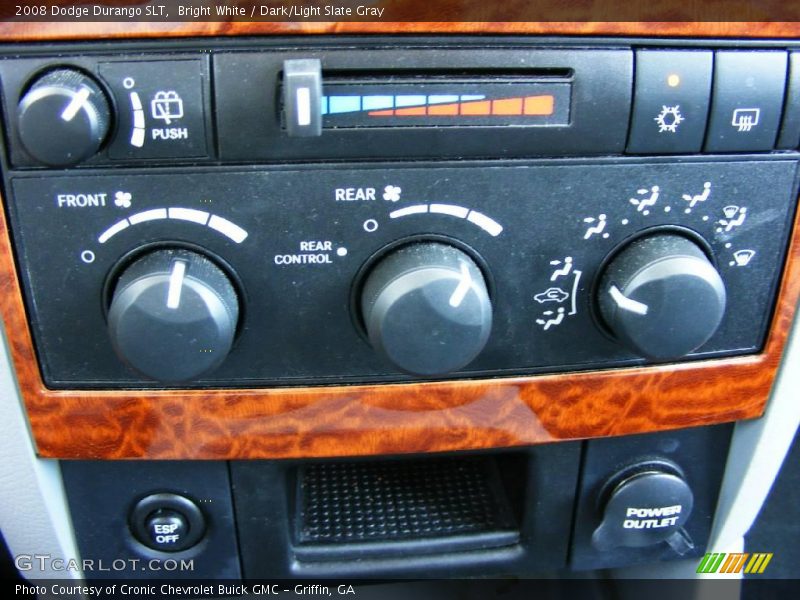 Bright White / Dark/Light Slate Gray 2008 Dodge Durango SLT