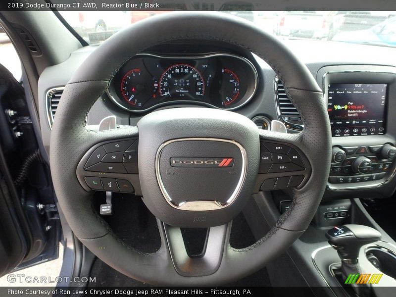 Reactor Blue / Black 2019 Dodge Durango GT AWD