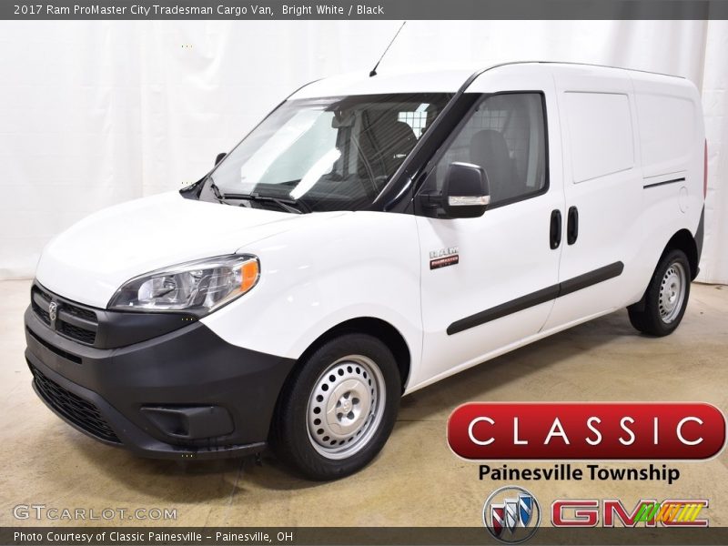 Bright White / Black 2017 Ram ProMaster City Tradesman Cargo Van
