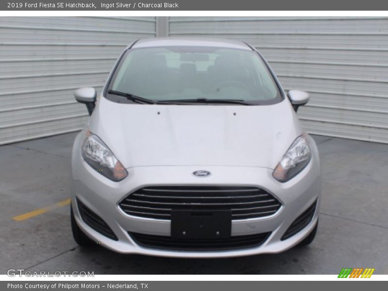Ingot Silver / Charcoal Black 2019 Ford Fiesta SE Hatchback