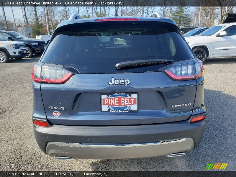 Blue Shade Pearl / Black/Ski Grey 2019 Jeep Cherokee Limited 4x4