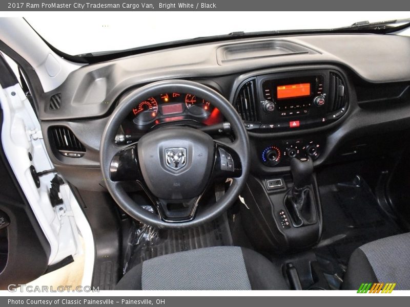 Bright White / Black 2017 Ram ProMaster City Tradesman Cargo Van