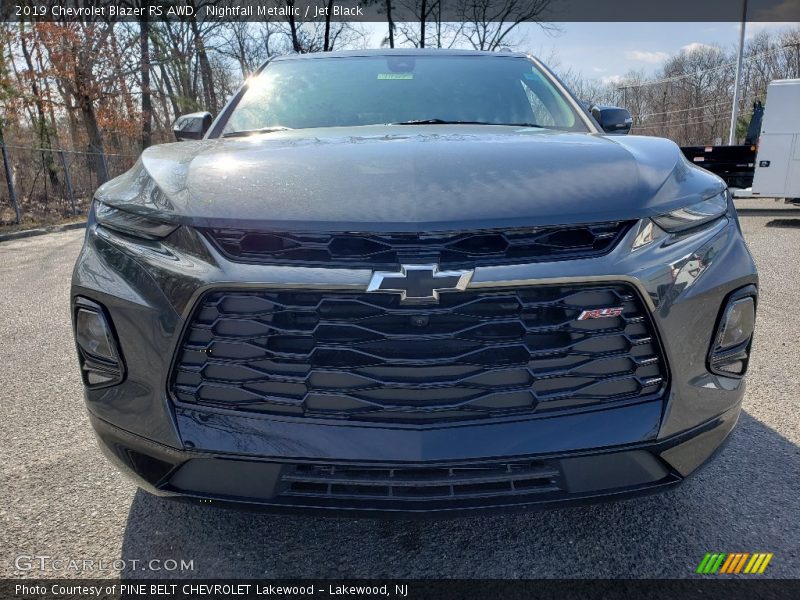 Nightfall Metallic / Jet Black 2019 Chevrolet Blazer RS AWD