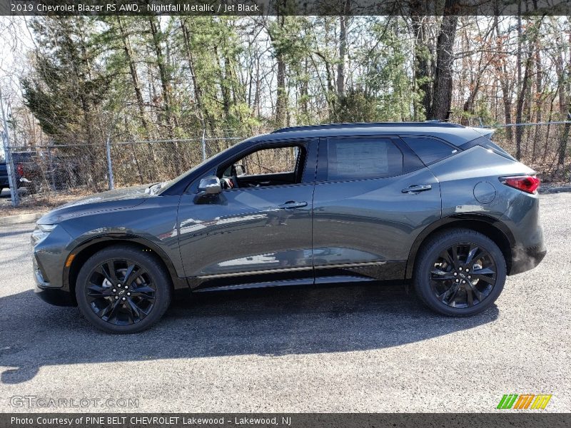 Nightfall Metallic / Jet Black 2019 Chevrolet Blazer RS AWD