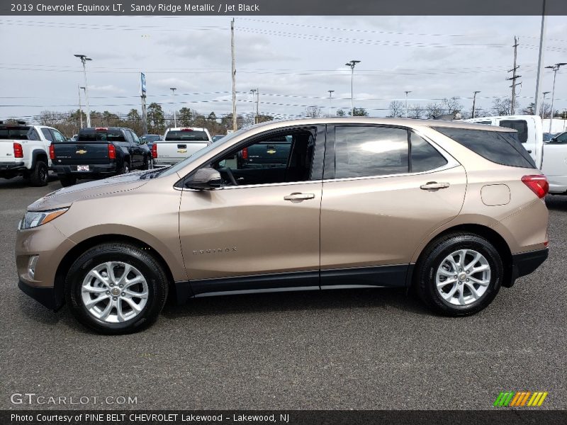 Sandy Ridge Metallic / Jet Black 2019 Chevrolet Equinox LT