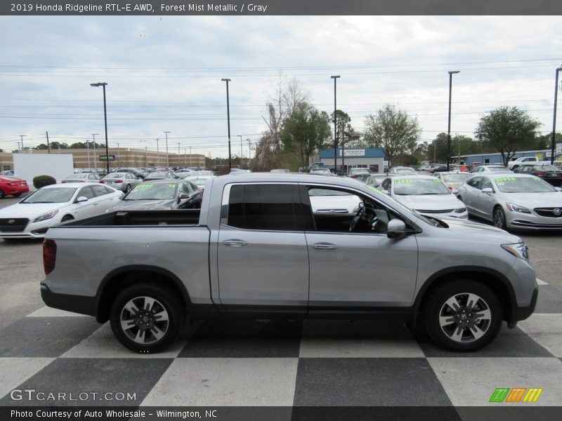 Forest Mist Metallic / Gray 2019 Honda Ridgeline RTL-E AWD