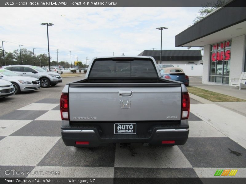 Forest Mist Metallic / Gray 2019 Honda Ridgeline RTL-E AWD