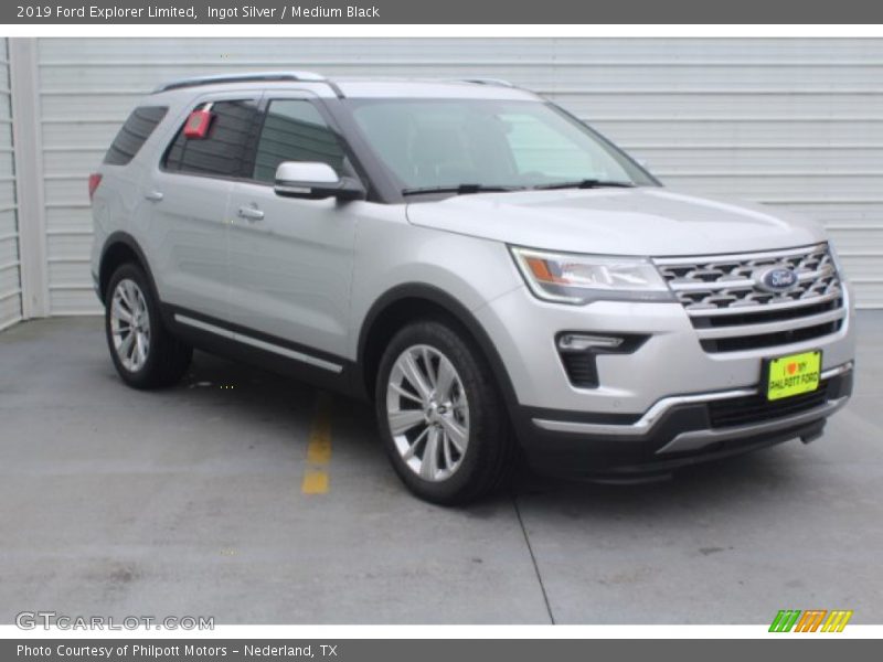 Ingot Silver / Medium Black 2019 Ford Explorer Limited