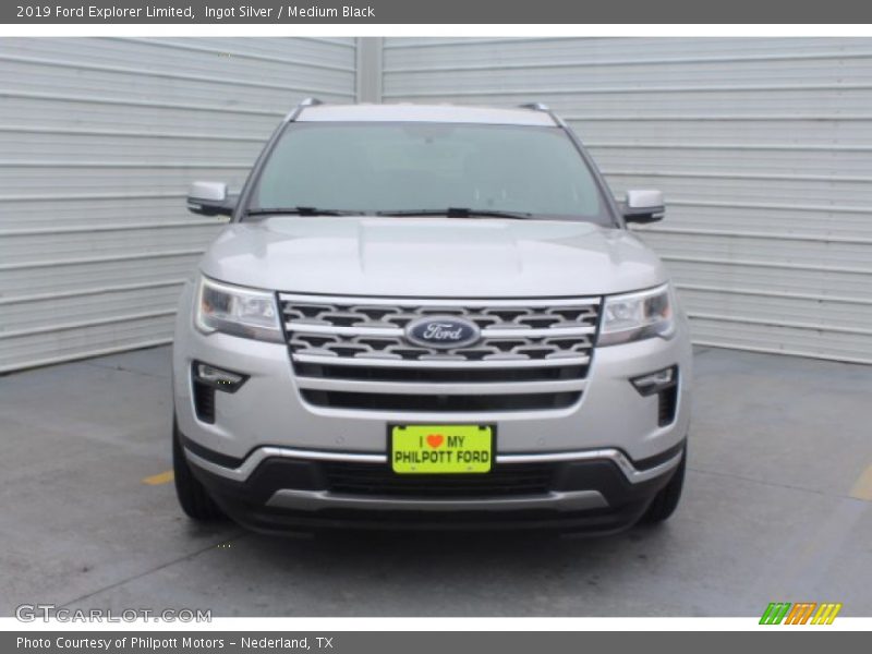 Ingot Silver / Medium Black 2019 Ford Explorer Limited