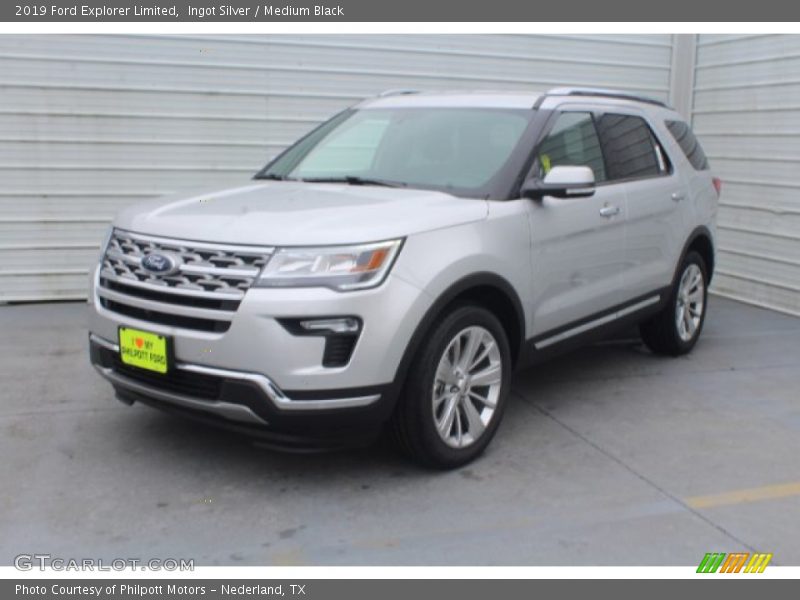 Ingot Silver / Medium Black 2019 Ford Explorer Limited