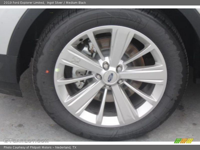 Ingot Silver / Medium Black 2019 Ford Explorer Limited