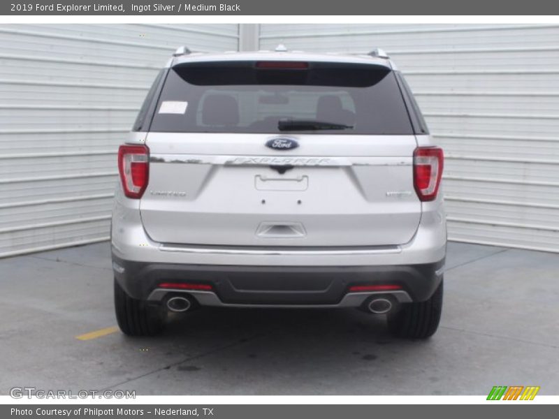 Ingot Silver / Medium Black 2019 Ford Explorer Limited