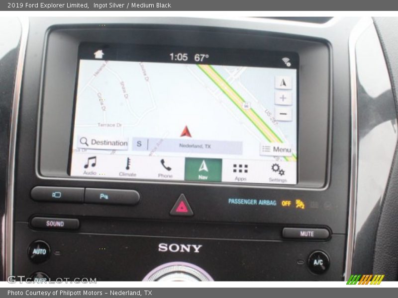 Ingot Silver / Medium Black 2019 Ford Explorer Limited