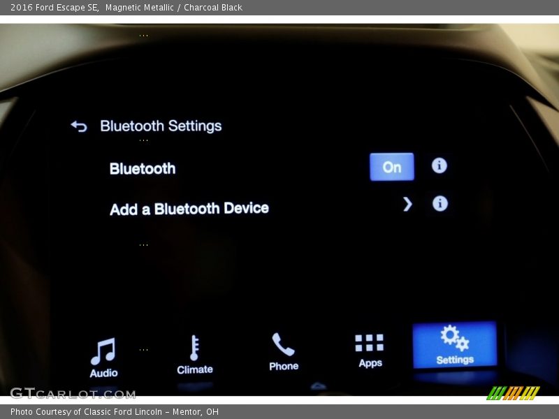Magnetic Metallic / Charcoal Black 2016 Ford Escape SE