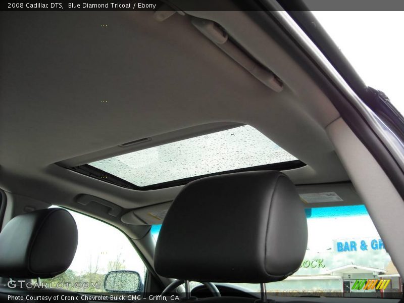 Blue Diamond Tricoat / Ebony 2008 Cadillac DTS