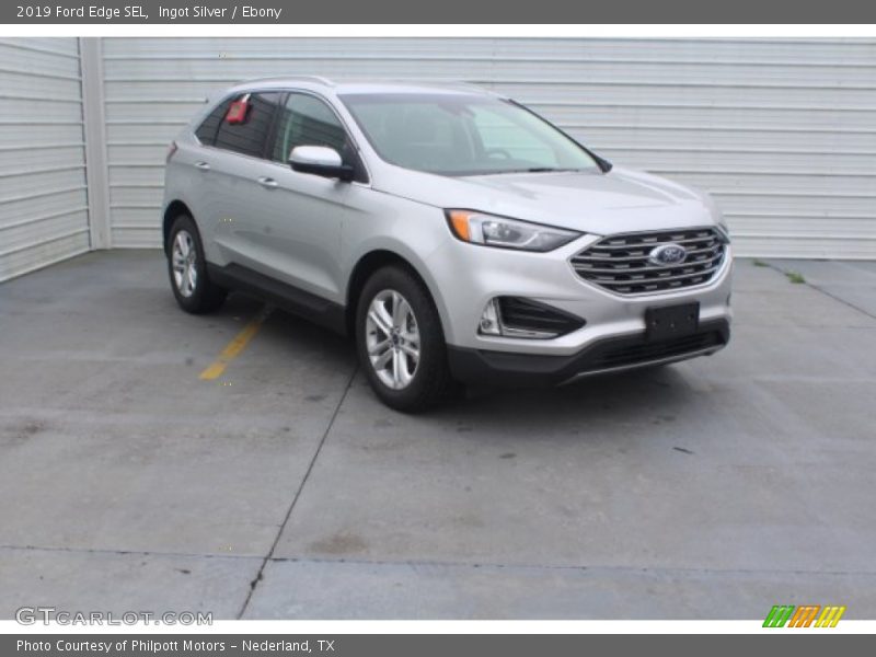 Ingot Silver / Ebony 2019 Ford Edge SEL