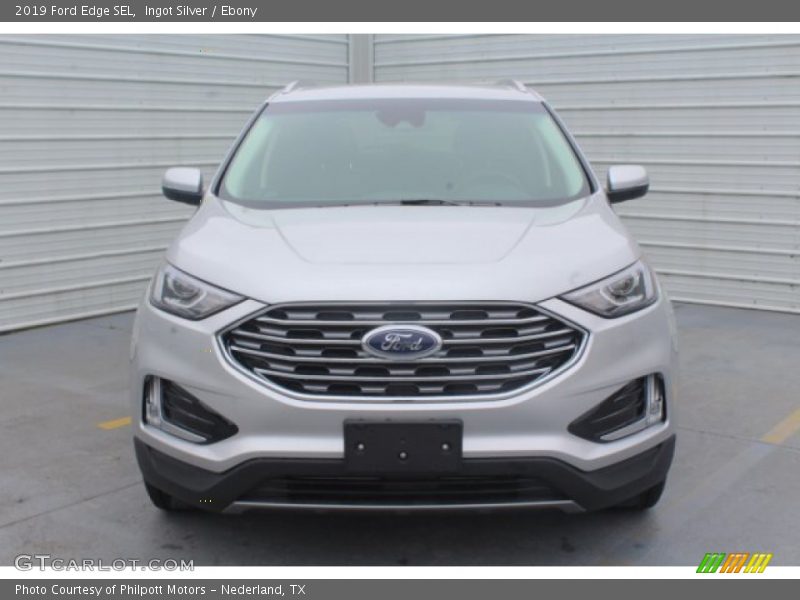 Ingot Silver / Ebony 2019 Ford Edge SEL