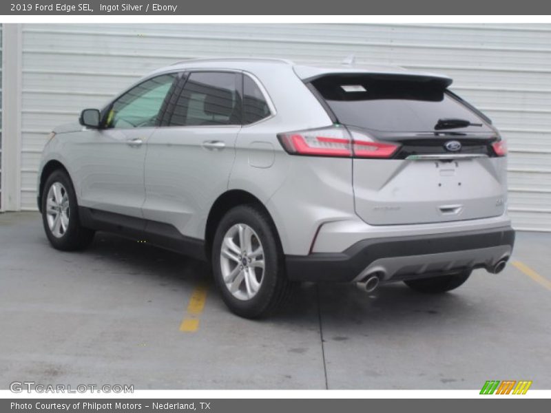 Ingot Silver / Ebony 2019 Ford Edge SEL