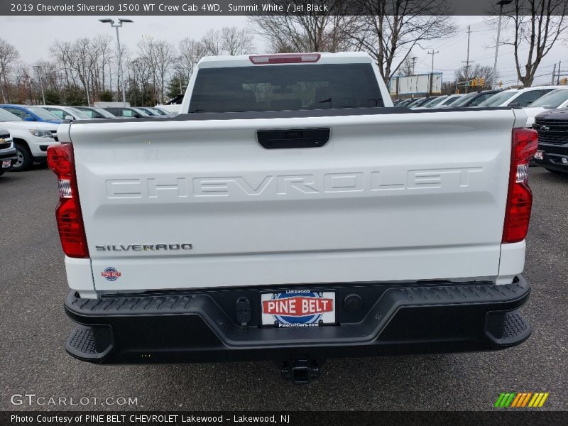 Summit White / Jet Black 2019 Chevrolet Silverado 1500 WT Crew Cab 4WD