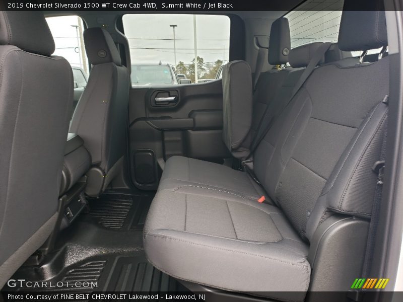 Summit White / Jet Black 2019 Chevrolet Silverado 1500 WT Crew Cab 4WD