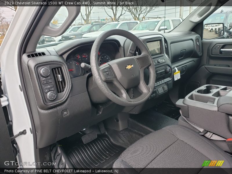  2019 Silverado 1500 WT Crew Cab 4WD Jet Black Interior