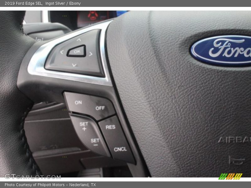 Ingot Silver / Ebony 2019 Ford Edge SEL