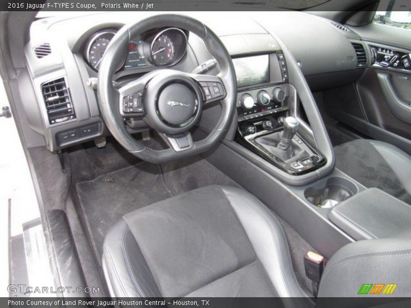  2016 F-TYPE S Coupe Jet Interior
