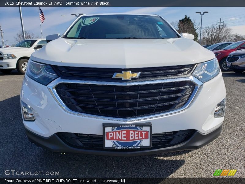Summit White / Jet Black 2019 Chevrolet Equinox LT AWD