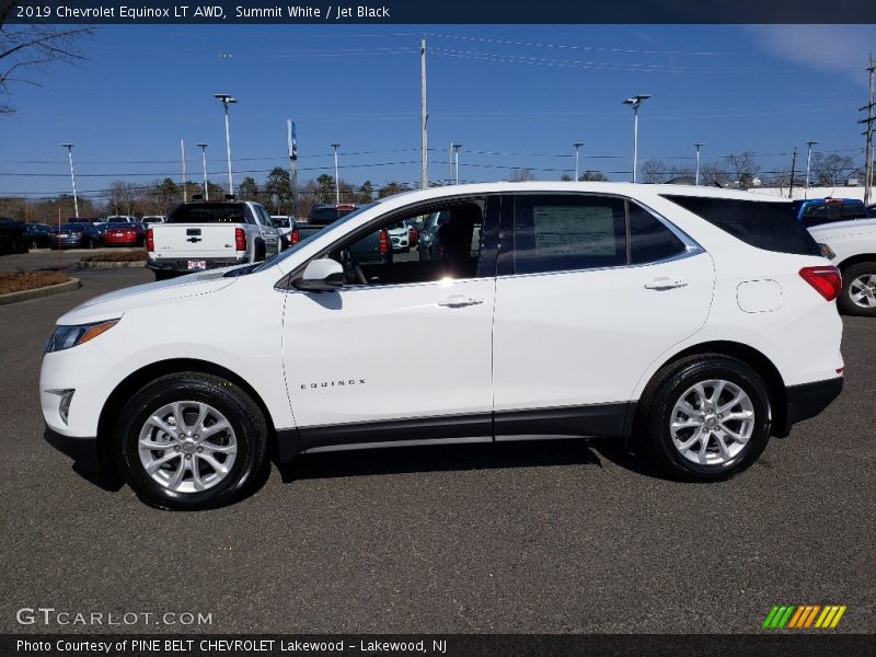 Summit White / Jet Black 2019 Chevrolet Equinox LT AWD