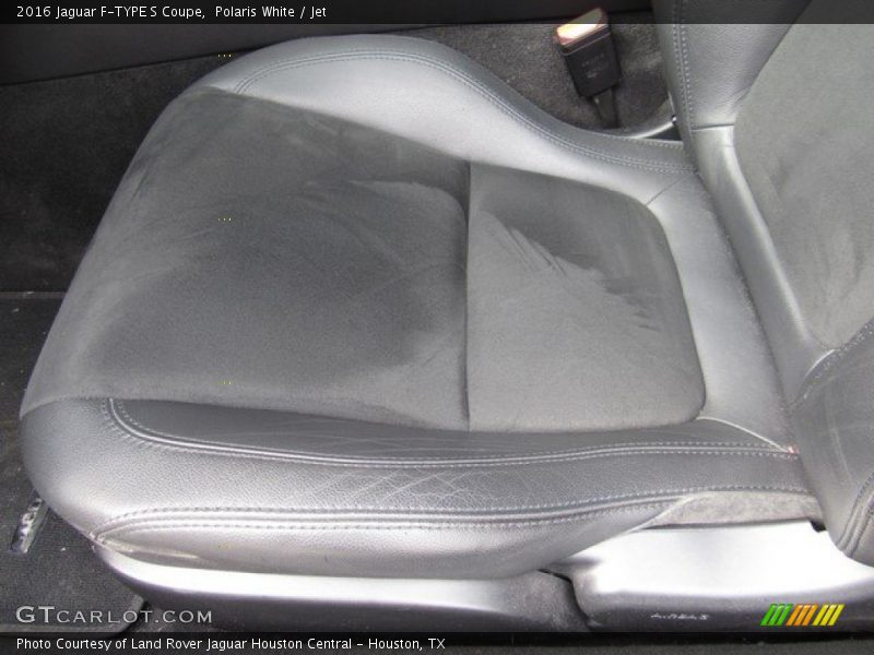 Polaris White / Jet 2016 Jaguar F-TYPE S Coupe