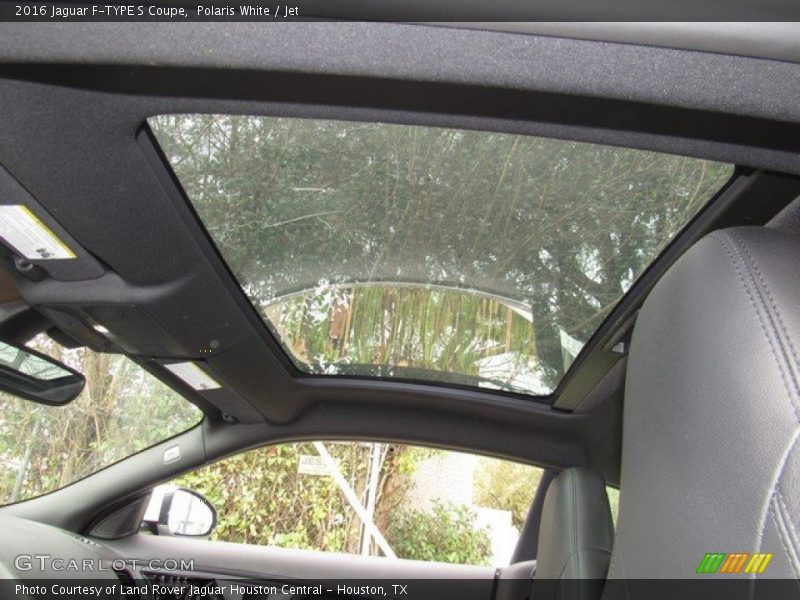 Polaris White / Jet 2016 Jaguar F-TYPE S Coupe