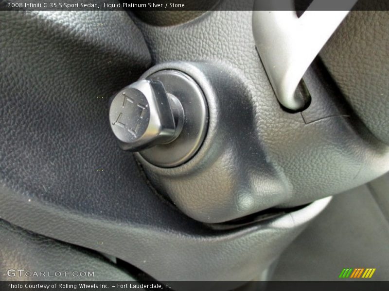 Liquid Platinum Silver / Stone 2008 Infiniti G 35 S Sport Sedan