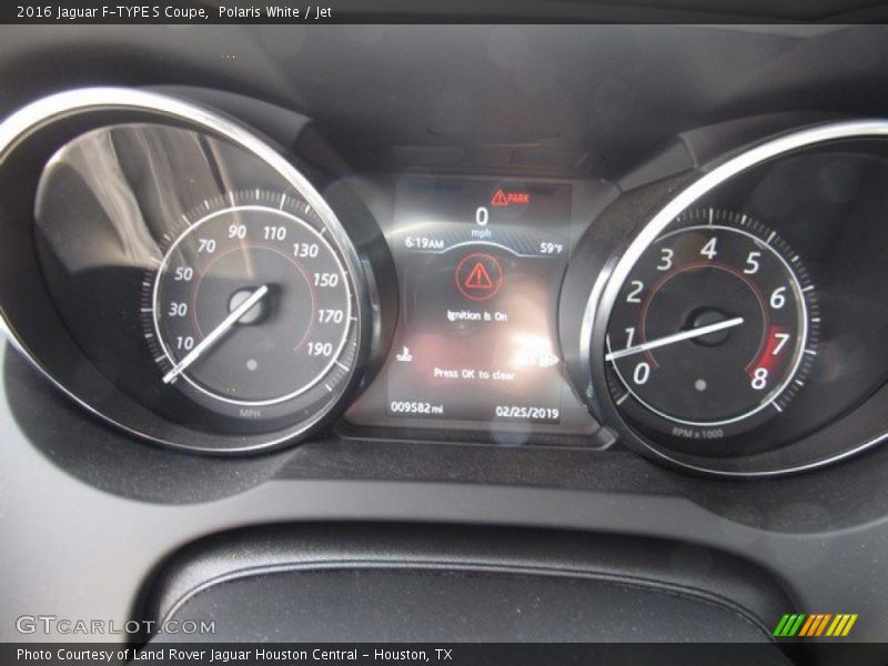  2016 F-TYPE S Coupe S Coupe Gauges