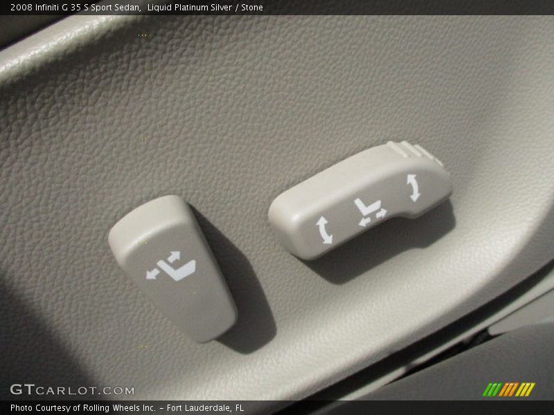 Liquid Platinum Silver / Stone 2008 Infiniti G 35 S Sport Sedan