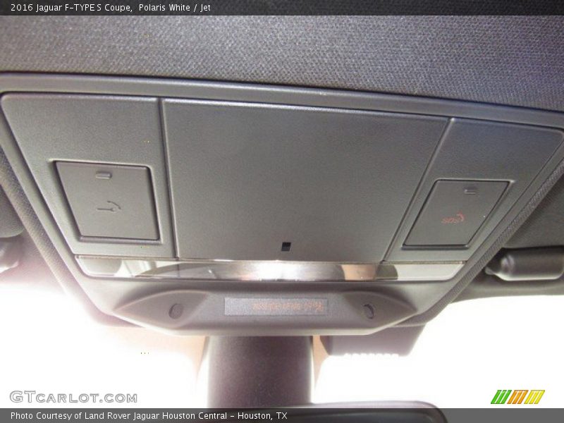 Polaris White / Jet 2016 Jaguar F-TYPE S Coupe