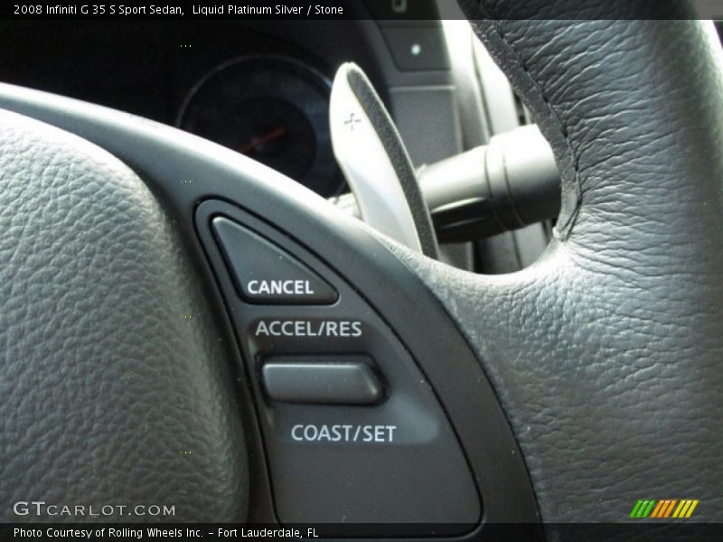 Liquid Platinum Silver / Stone 2008 Infiniti G 35 S Sport Sedan