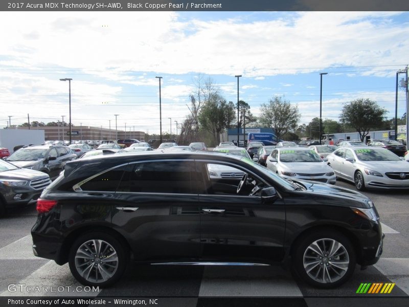 Black Copper Pearl / Parchment 2017 Acura MDX Technology SH-AWD