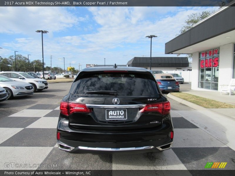 Black Copper Pearl / Parchment 2017 Acura MDX Technology SH-AWD