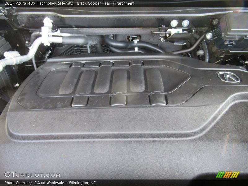 Black Copper Pearl / Parchment 2017 Acura MDX Technology SH-AWD