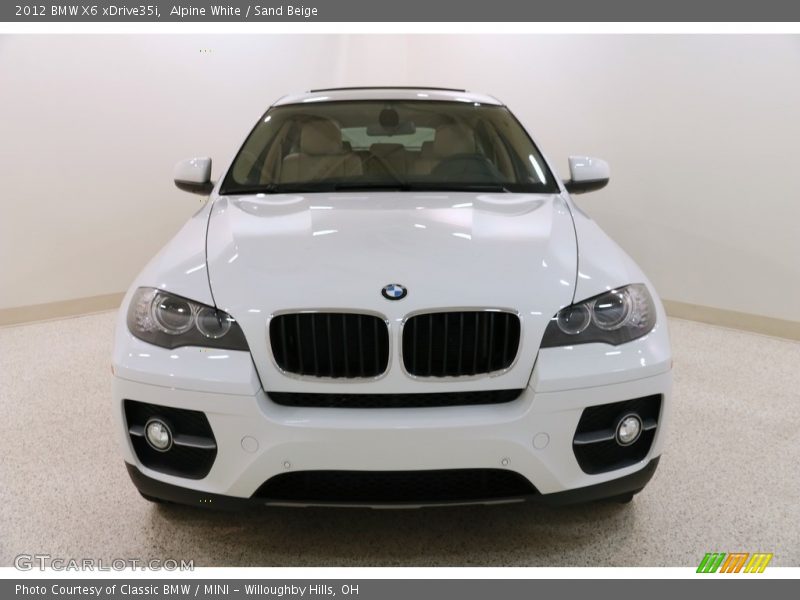 Alpine White / Sand Beige 2012 BMW X6 xDrive35i